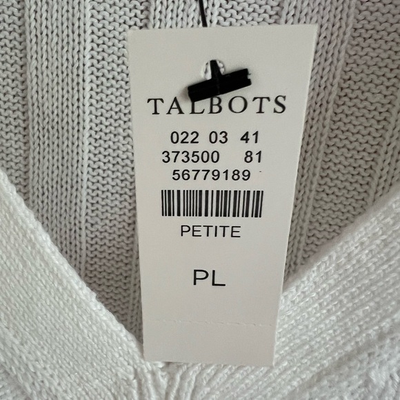 Talbots v neck ribbed sweater - Picture 2 of 4